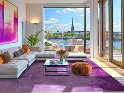 Wilton rug - Guillos (purple)