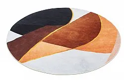 Round rug - Hazel (orange/multi)