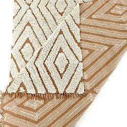 Shaggy rugs - Holwell Natural Cotton Shaggy (off white/brown)