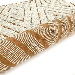 Shaggy rugs - Holwell Natural Cotton Shaggy (off white/brown)