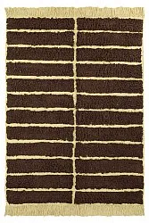 Shaggy rugs - Ikara Natural Cotton Shaggy (brown)