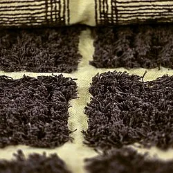 Shaggy rugs - Ikara Natural Cotton Shaggy (brown)