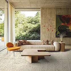 Shaggy rugs - Ikara Natural Cotton Shaggy (cream)