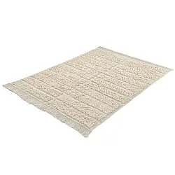 Shaggy rugs - Ikara Natural Cotton Shaggy (cream)