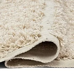 Shaggy rugs - Ikara Natural Cotton Shaggy (cream)