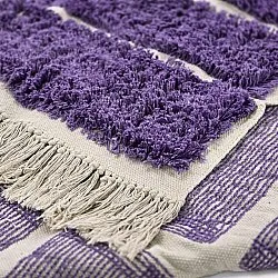 Shaggy rugs - Ikara Natural Cotton Shaggy (purple)