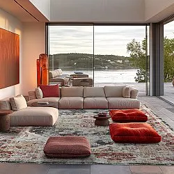 Wilton rug - Javis (red/multi)