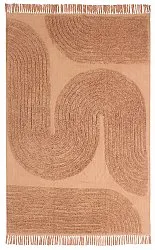 Shaggy rugs - Jovie Natural Cotton Shaggy (terracotta)