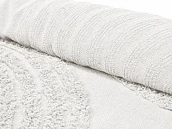 Round rug - Jovie Natural Cotton Shaggy (offwhite)