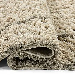Shaggy rugs - Kairi Natural Cotton Shaggy (beige/taupe)