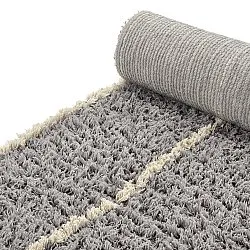 Shaggy rugs - Kairi Natural Cotton Shaggy (grey/beige)