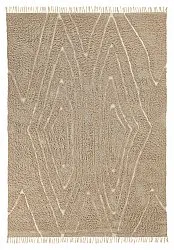 Shaggy rugs - Kindon Natural Cotton Shaggy (beige/white)
