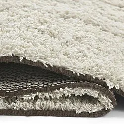 Shaggy rugs - Kindon Natural Cotton Shaggy (off white/brown)