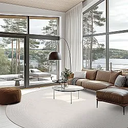 Round rug - Kuba (beige)