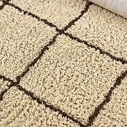Shaggy rugs - Lana Natural Cotton Shaggy (beige/brown)