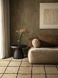 Shaggy rugs - Lana Natural Cotton Shaggy (beige/brown)