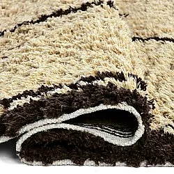 Shaggy rugs - Lana Natural Cotton Shaggy (beige/brown)