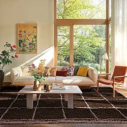 Shaggy rugs - Lana Natural Cotton Shaggy (brown)