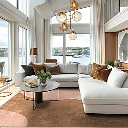 Wilton rug - Lazio (beige/pink)