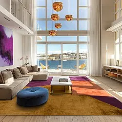 Wilton rug - Lazio (purple)