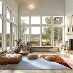 Wilton rug - Lazio (light blue)