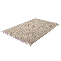 Shaggy rugs - Lindley Natural Cotton Shaggy (beige/pink)