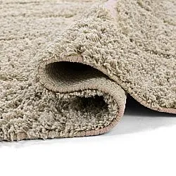 Shaggy rugs - Lindley Natural Cotton Shaggy (beige/pink)