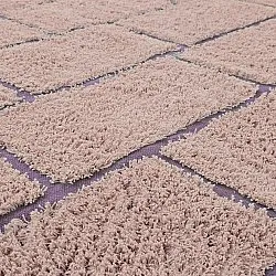 Shaggy rugs - Lindley Natural Cotton Shaggy (pink/purple)