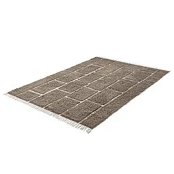 Shaggy rugs - Lindley Natural Cotton Shaggy (taupe/grey)