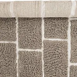 Shaggy rugs - Lindley Natural Cotton Shaggy (taupe/grey)