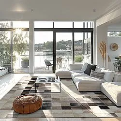 Wilton rug - Livada (white/multi)
