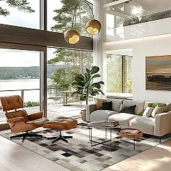 Wilton rug - Livada (white/multi)