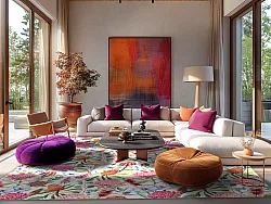 Wilton rug - Lois (pink/multi)