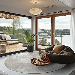 Round rug - Malaga (beige)
