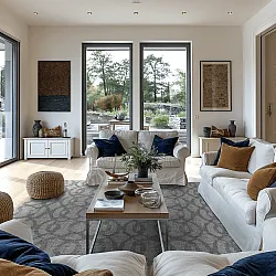 Wilton rug - Manouba (grey)