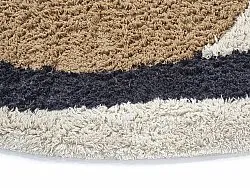 Round rug - Mantona Natural Cotton Shaggy (multi)