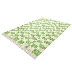Shaggy rugs - Maranello Natural Cotton Shaggy (green)