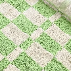 Shaggy rugs - Maranello Natural Cotton Shaggy (green)