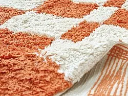 Shaggy rugs - Maranello Natural Cotton Shaggy (orange)