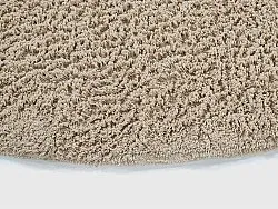 Round rug - Mareto Natural Cotton Shaggy (brown)