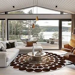 Round rug - Marineo (brown)