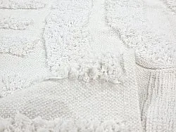 Round rug - Margo Natural Cotton Shaggy (offwhite)