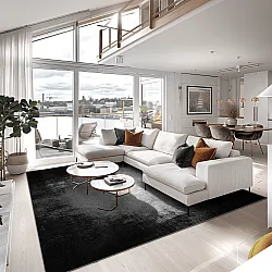 Wilton rug - Megara (grey)
