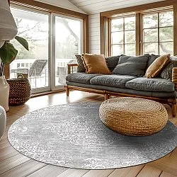 Round rug - Milazzo (grey)