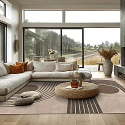 Wilton rug - Moudania (brown/black)