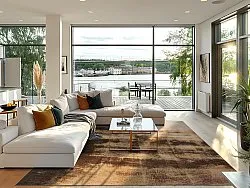 Wilton rug - Olmedo (brown/beige)