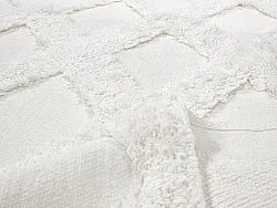 Round rug - Pamplona Natural Cotton Shaggy (offwhite)