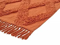 Shaggy rugs - Pamplona Natural Cotton Shaggy (terracotta)