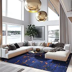 Wilton rug - Peralta (blue)
