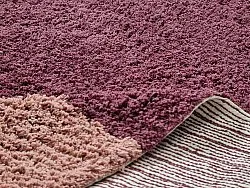 Round rug - Pione Natural Cotton Shaggy (pink)